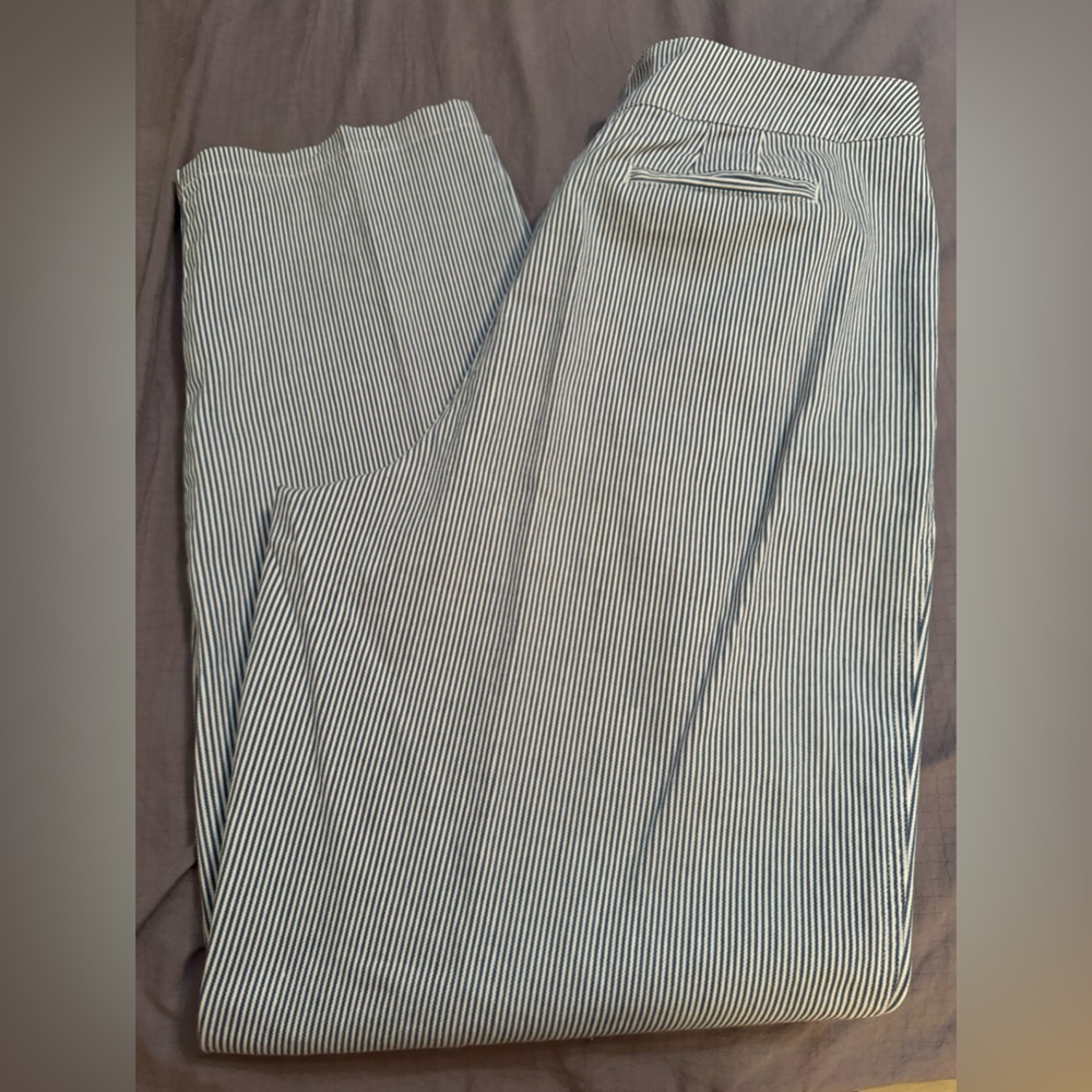 Talbots Seersucker vintage pants